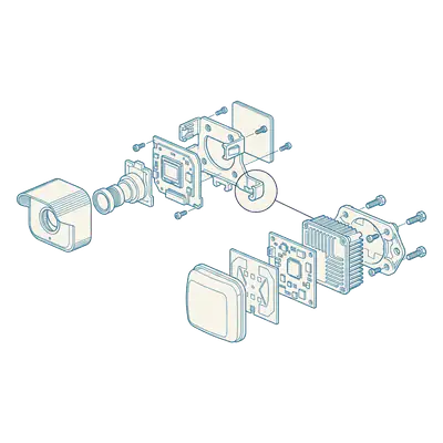 Blueprint drawing: driver assistance