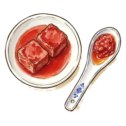 발효두부소스 그림
