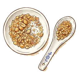 땅콩가루 그림