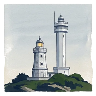 팔미도등대 그림