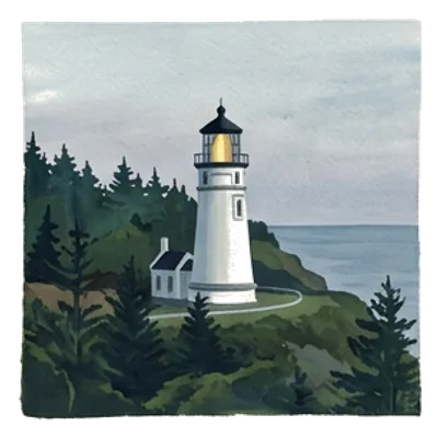 Heceta Head Lighthouse 그림